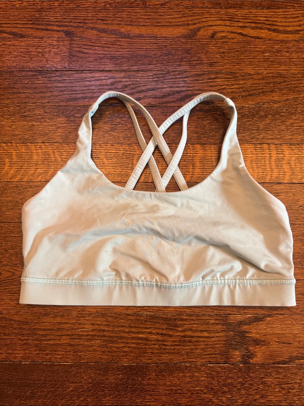 Light blue lulu Sports Bra